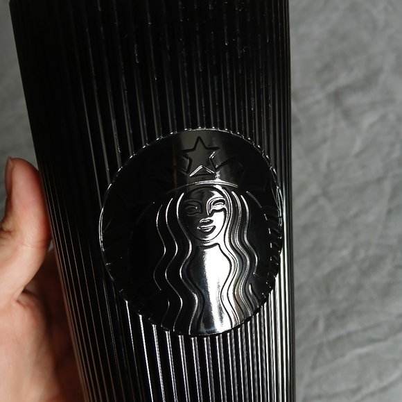 Starbucks Glossy Black Textured Tumbler - Picture 2 of 3